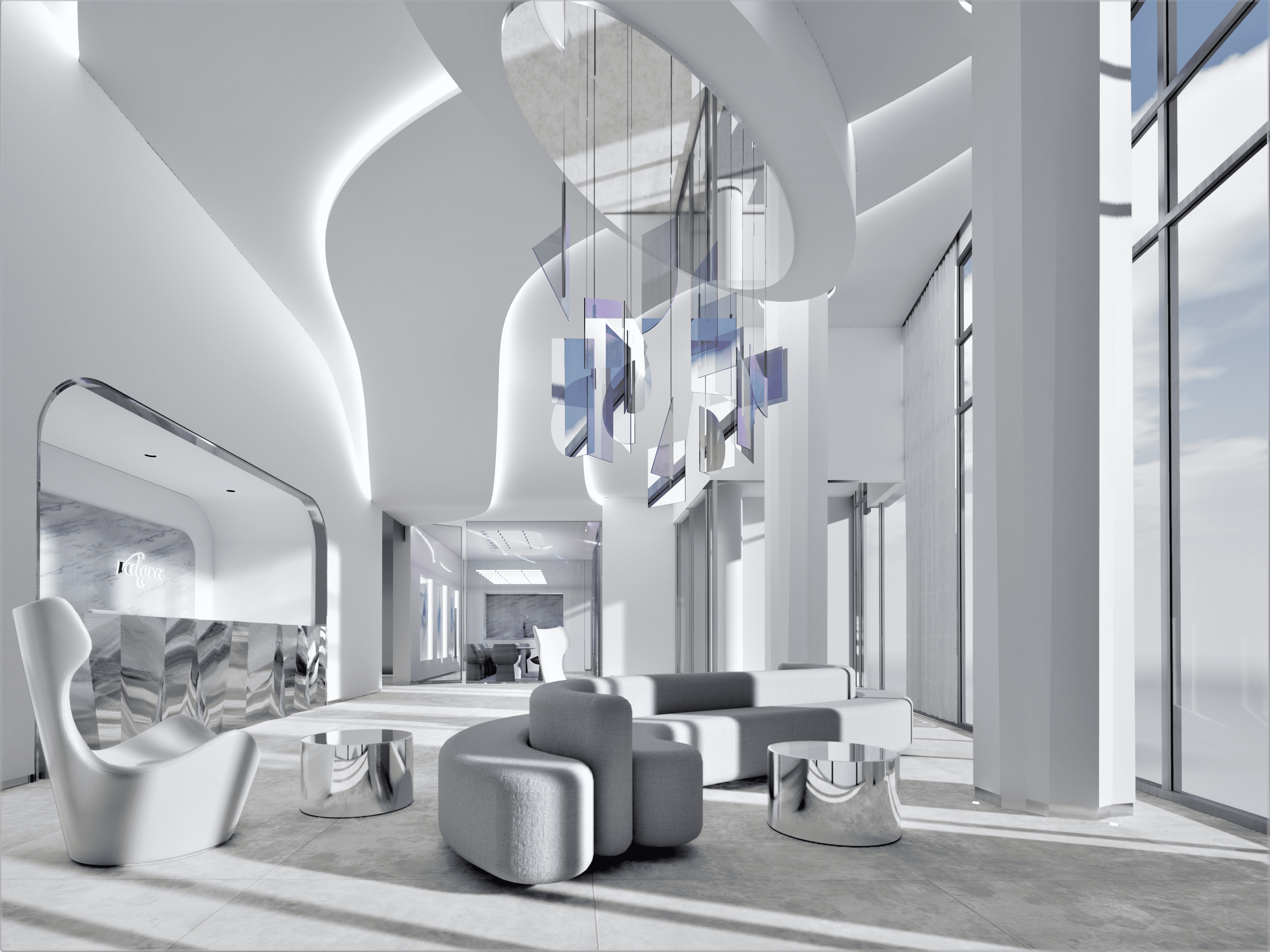 Interior Amenity Rendering - Lobby