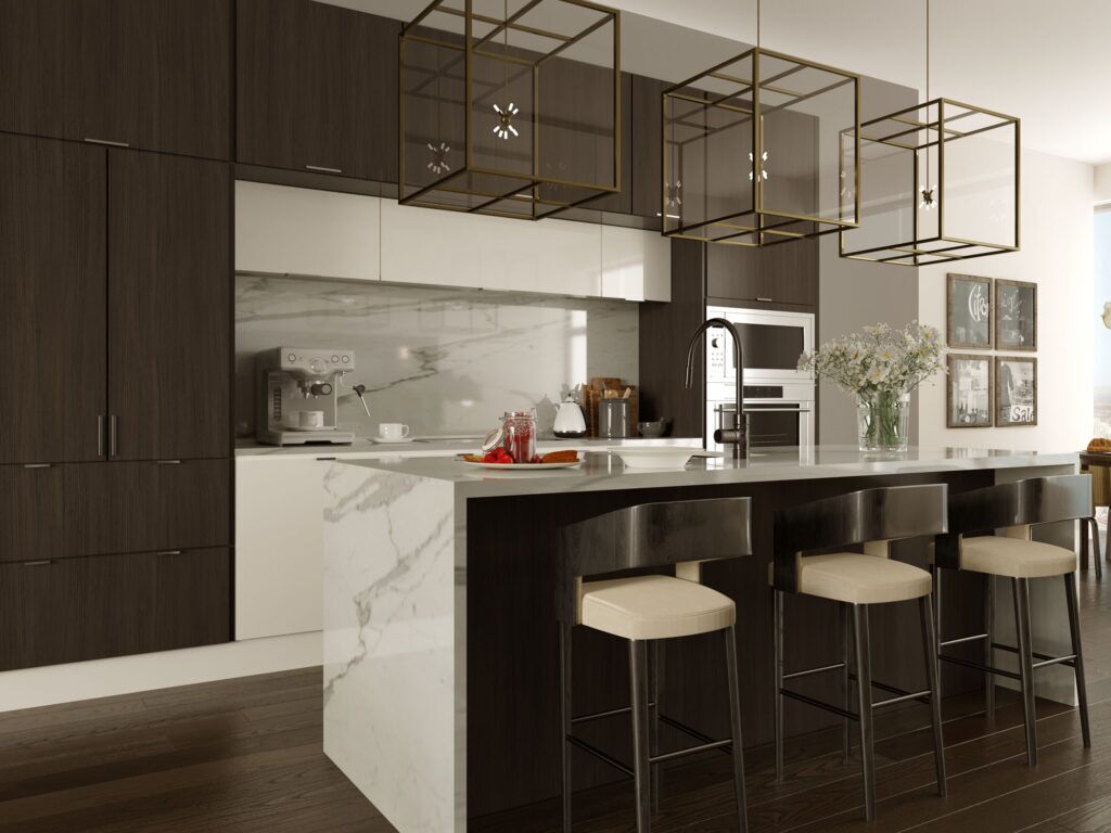 Interior Rendering - Kitchen Design