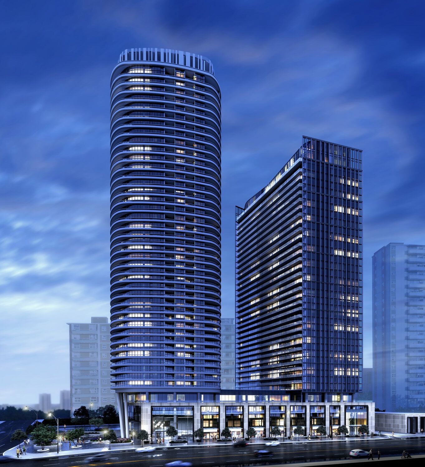 Exterior Rendering - Condo - Tridel Via Bloor