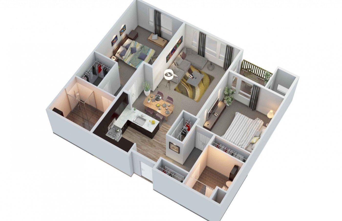 Floor Plan Rendering