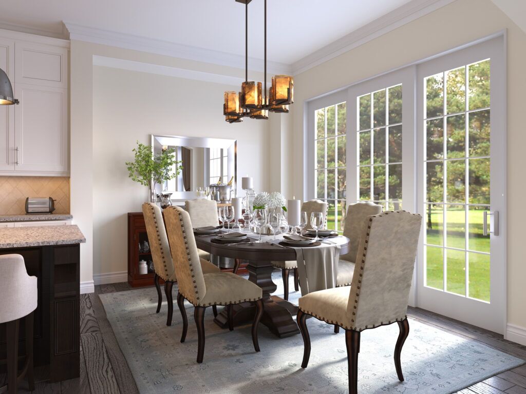 Interior Rendering - Traditional Breakfast Rendering by Estridge Harmony