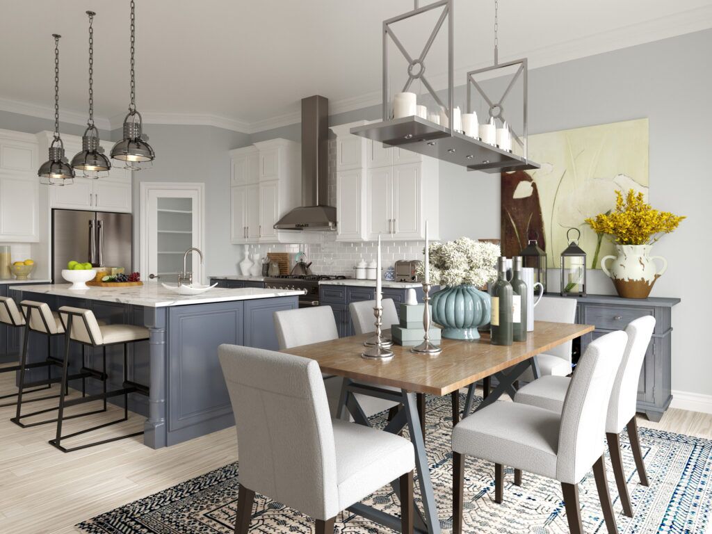 Interior Rendering - Dining Room by Estridge Harmony