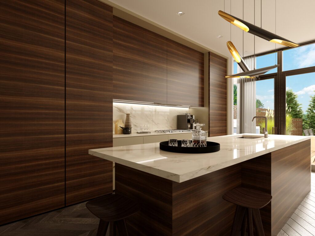 Interior Rendering - Kitchen by Bazis Estates on Bayview