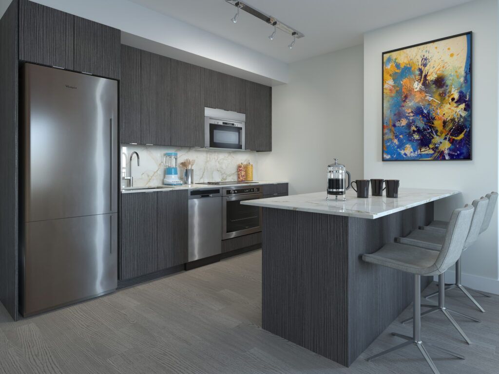 Interior Rendering - Kitchen by Tridel Bloor Promenade Condos