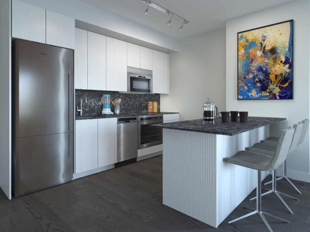 Interior Rendering - Kitchen by Tridel Bloor Promenade Condos