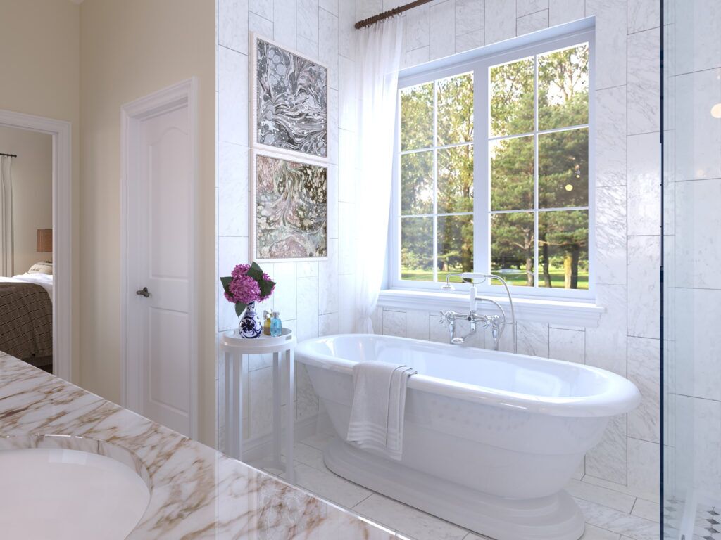 Interior Rendering - Master Ensuite 3D Rendering by Estridge Harmony