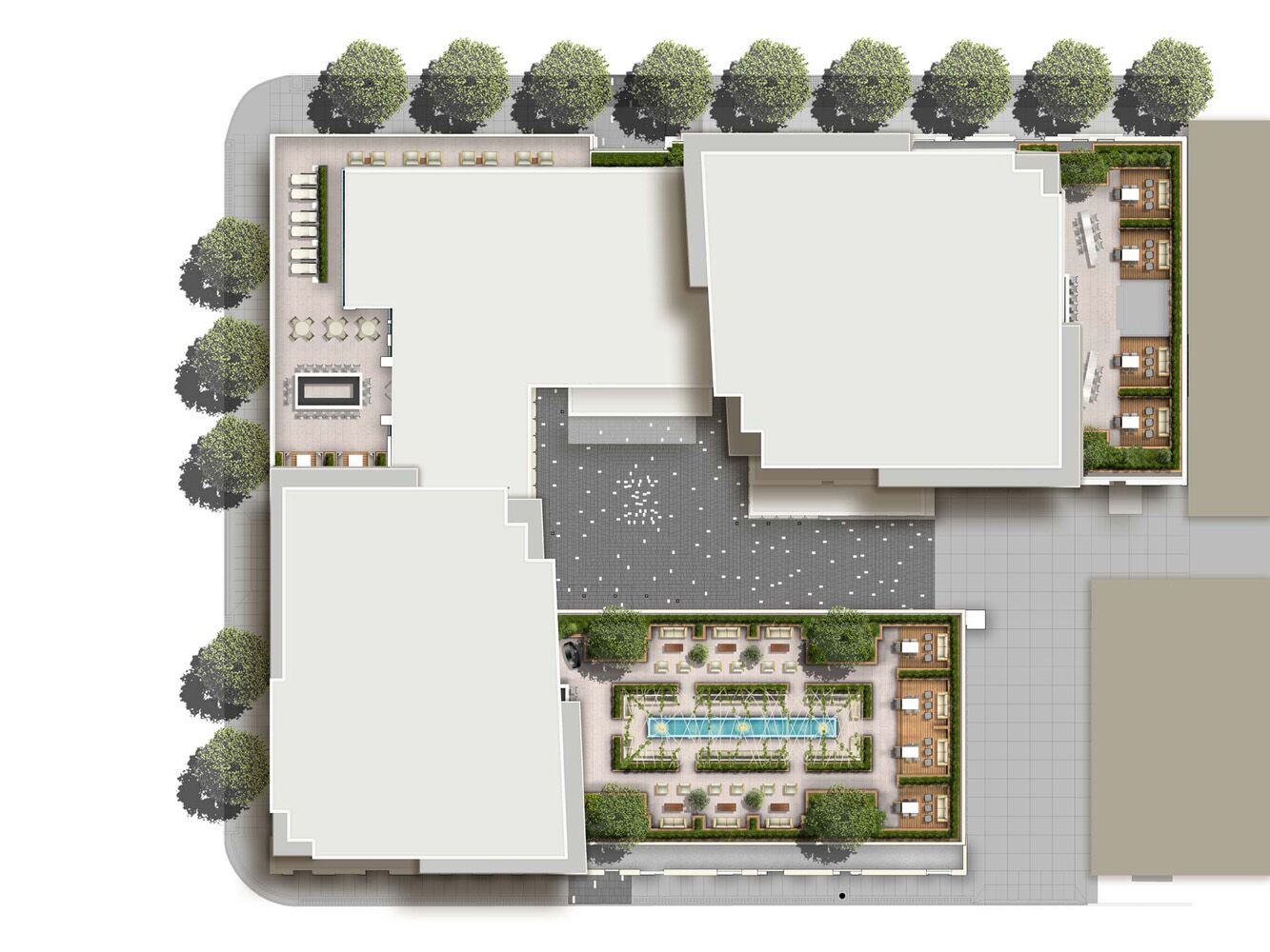 Modern Site Plan Rendering