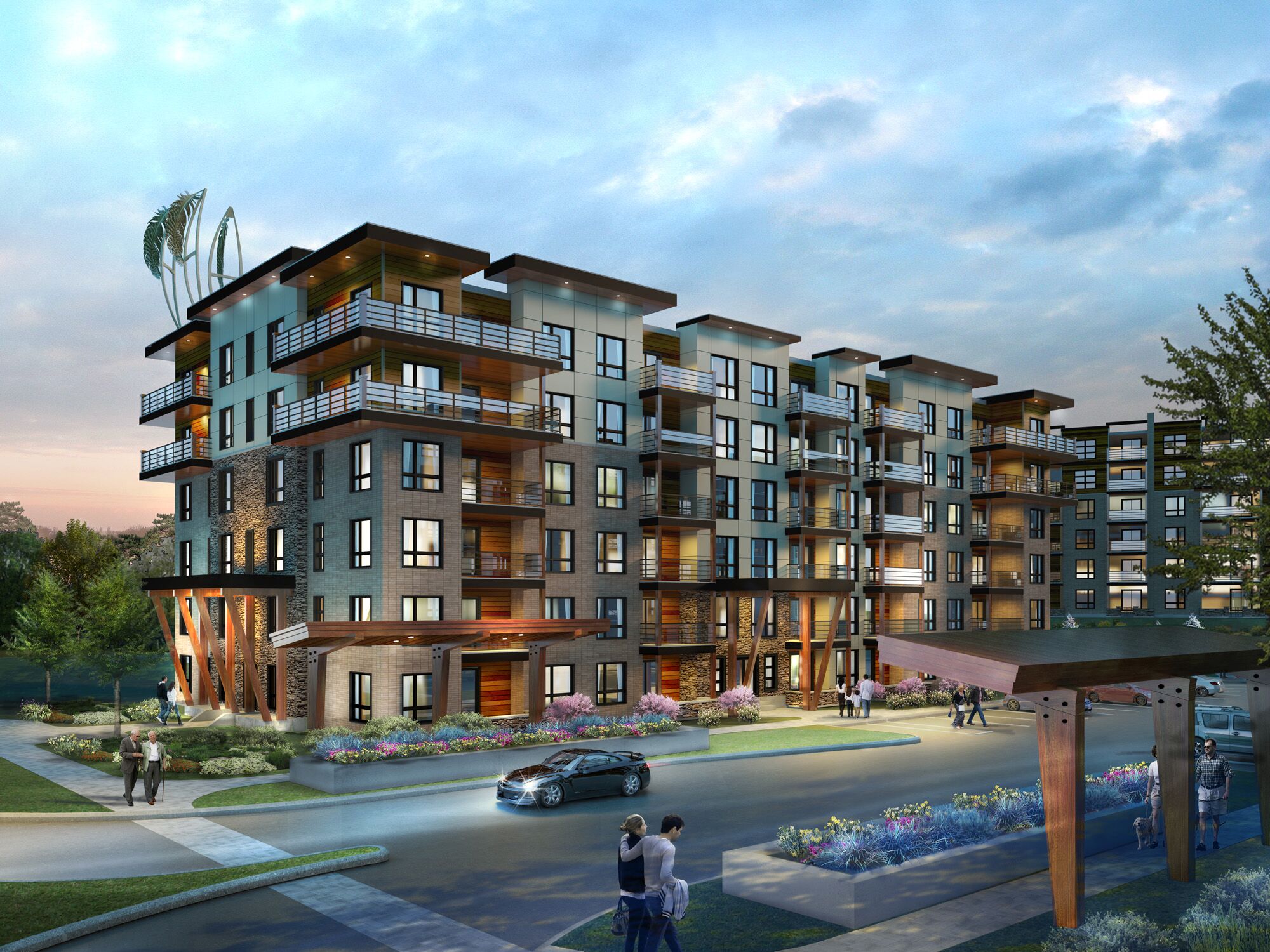 Exterior Rendering - Apartment