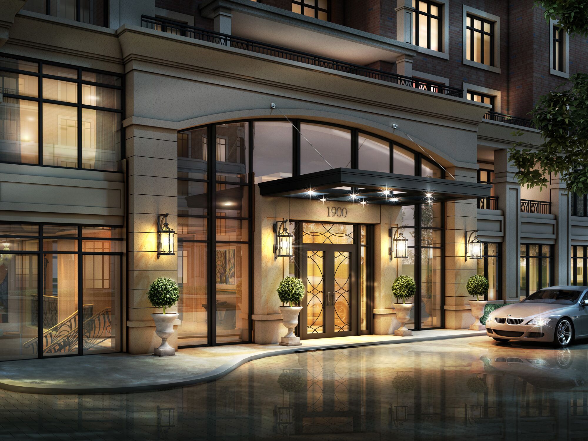 Exterior Rendering - Apartment