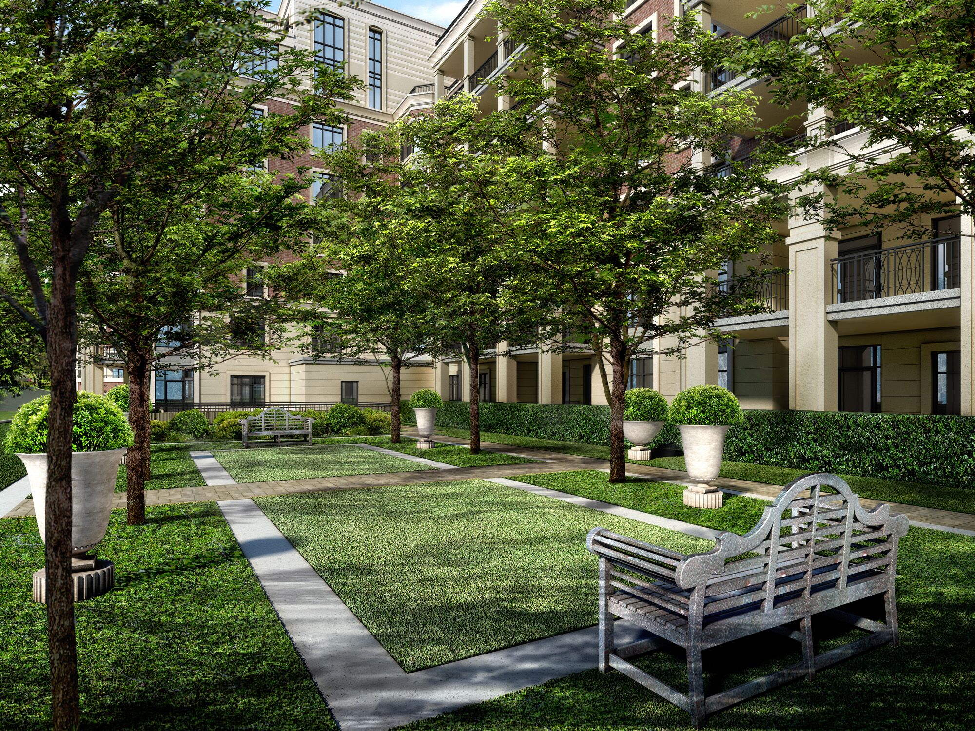 Exterior Rendering - Apartment