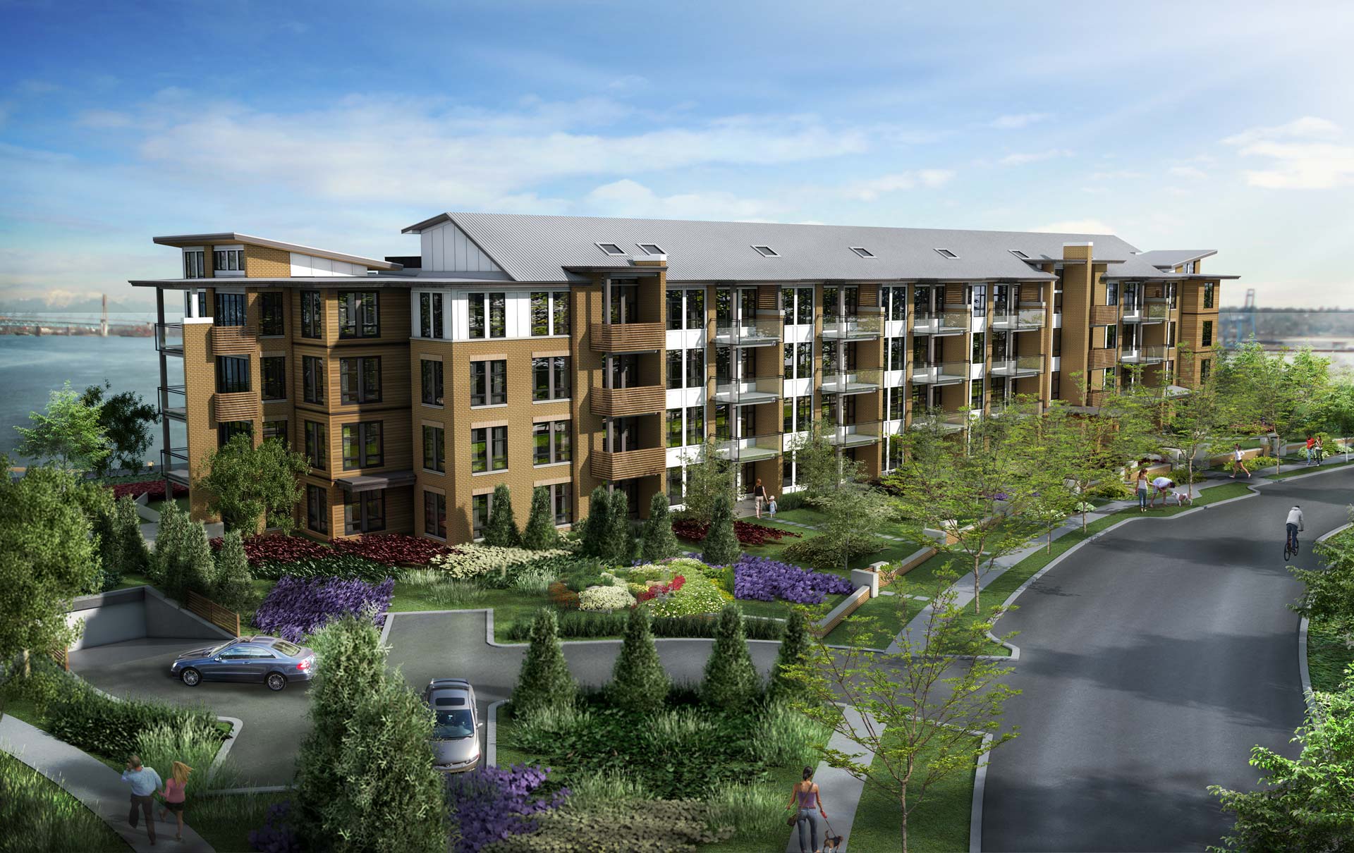 Exterior Rendering - Apartment