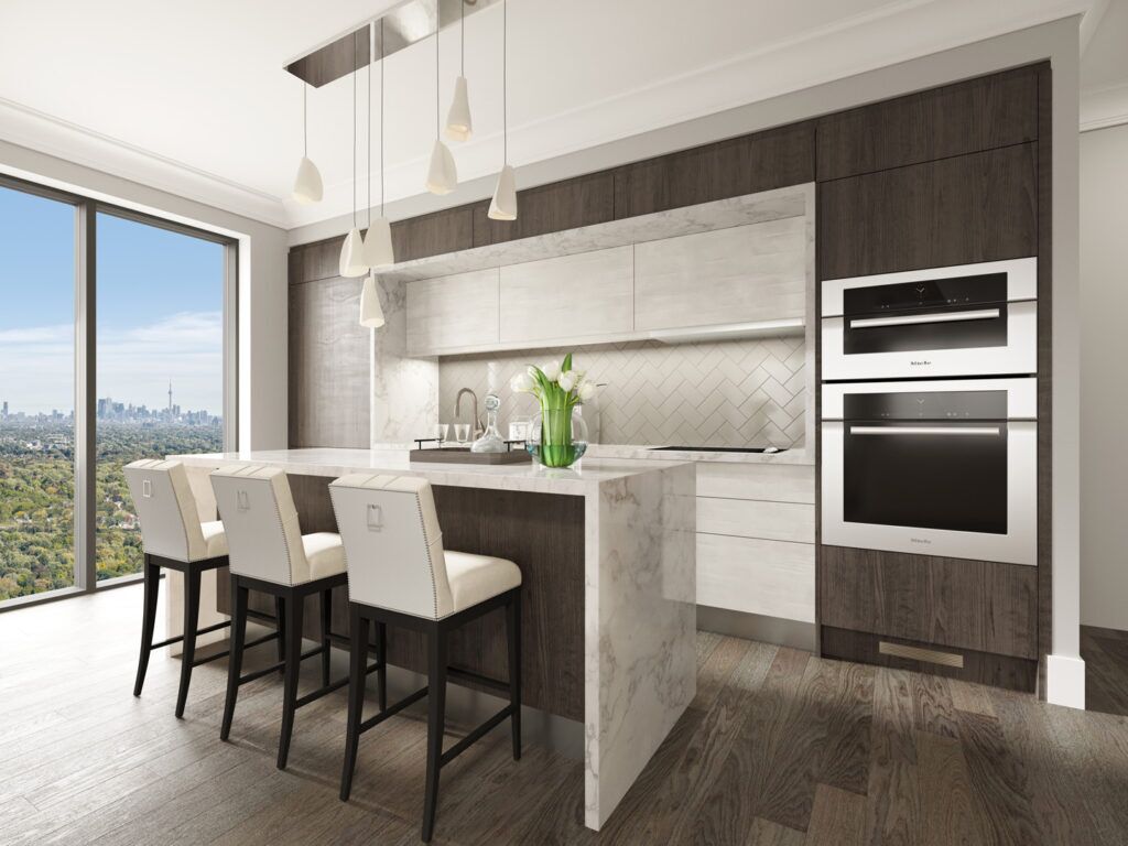 Interior Rendering - Penthouse Kitchen