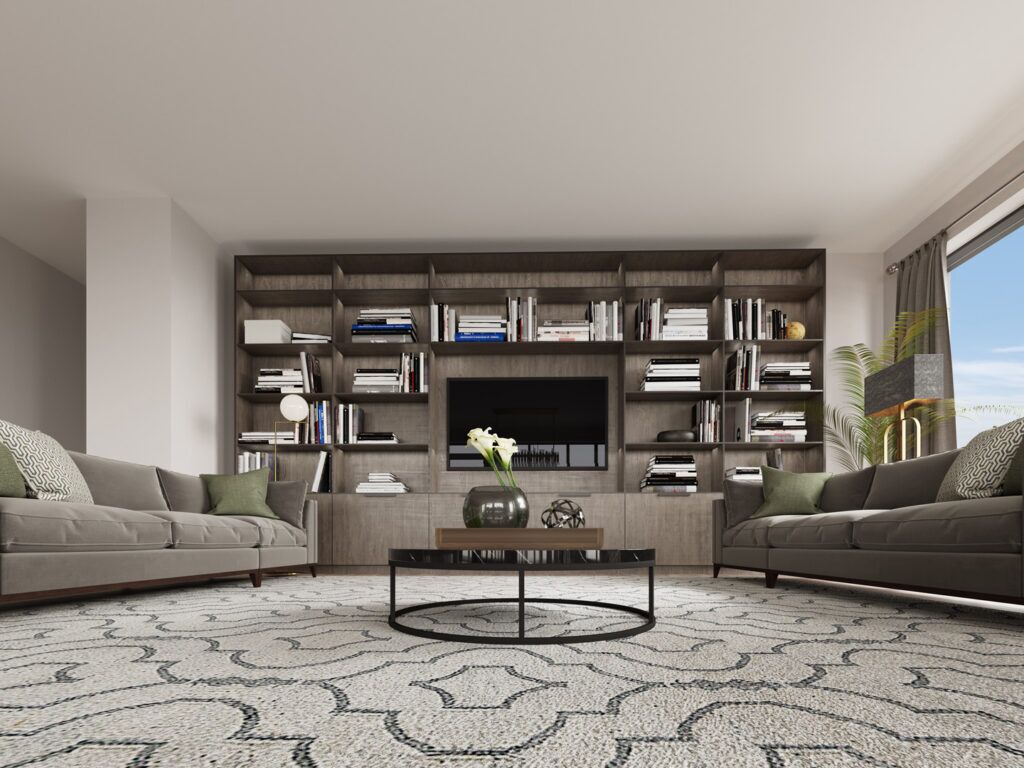 Interior Rendering - Penthouse Living Room