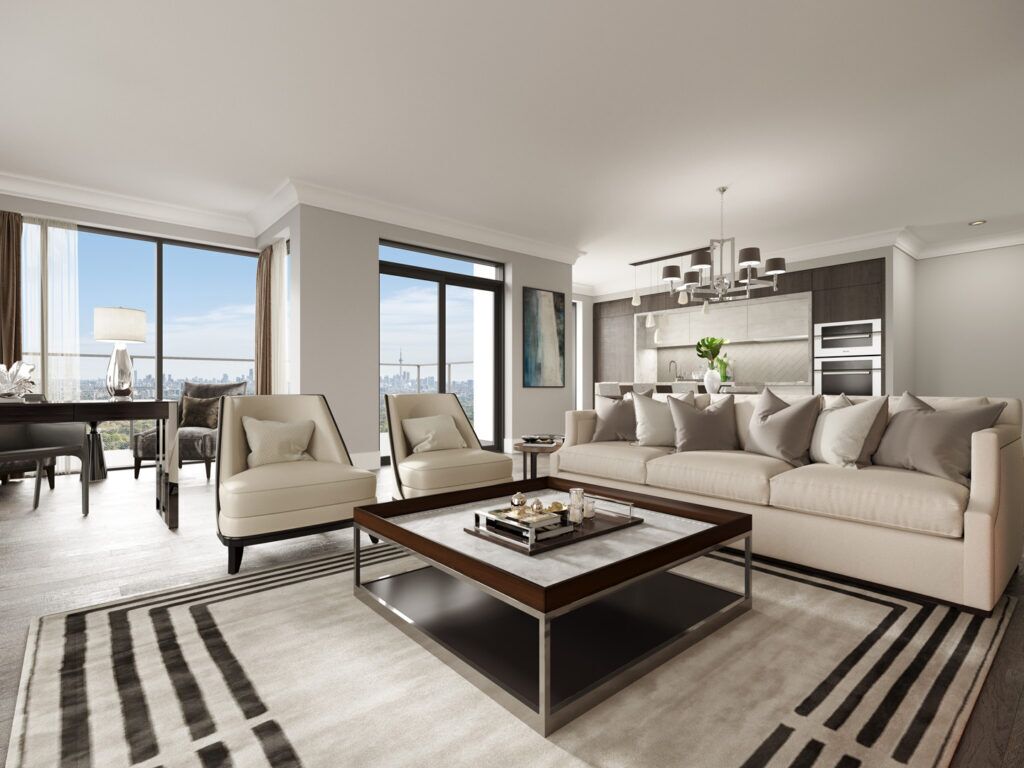 Interior Rendering - Living Room