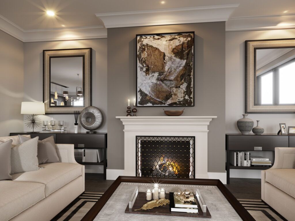 Interior Rendering - Living Room