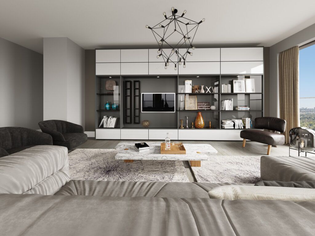 Interior Rendering - Living Room