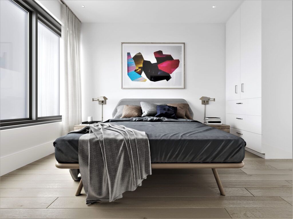 Interior Rendering - Standard Bedroom