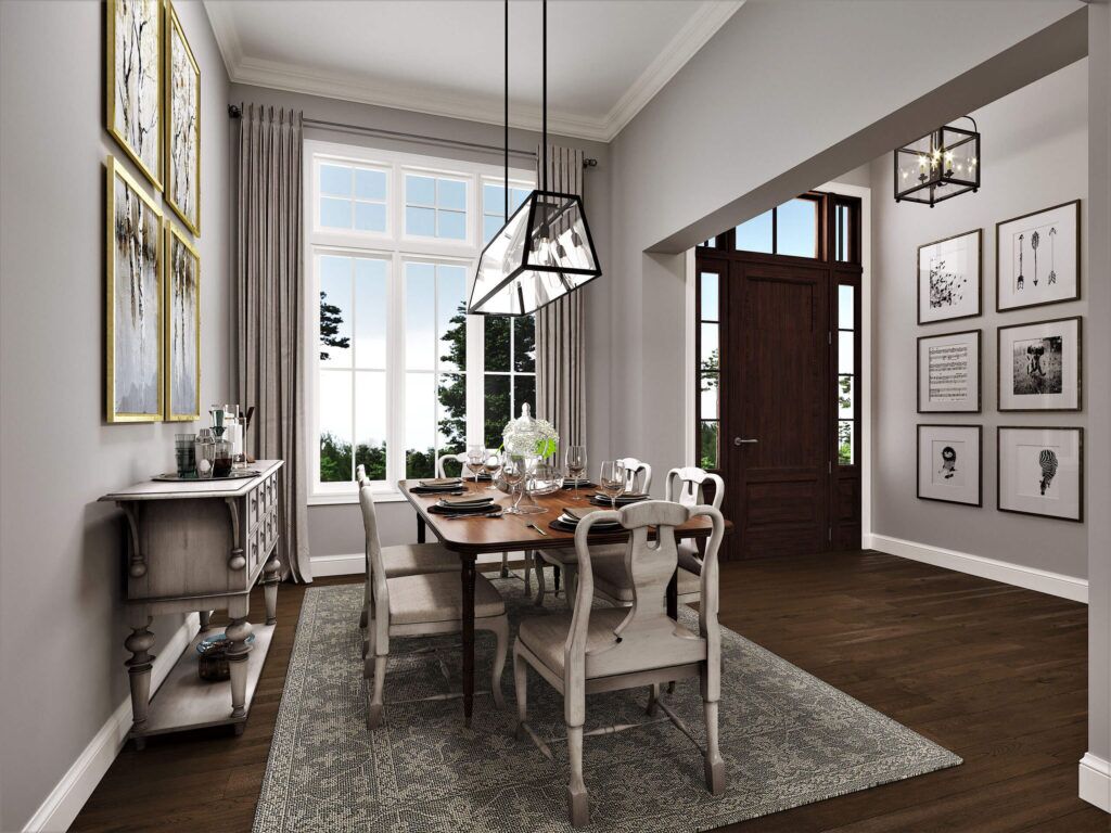Interior Rendering - Dinning Room