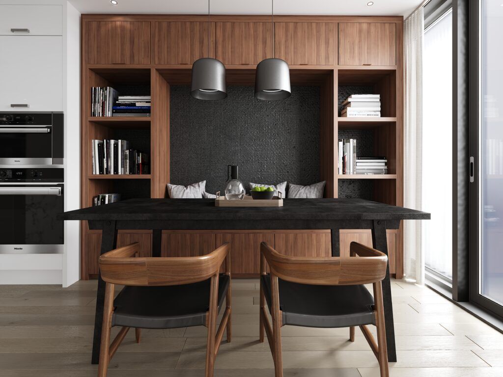 Interior Rendering - Dining Area- Evermore by Tridel