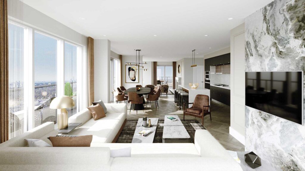 Interior Rendering -Modern Living Room