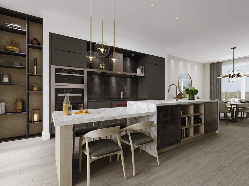 Interior Rendering -Modern Kitchen
