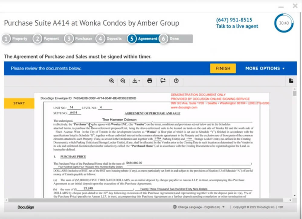 Price & Review the Selected Property