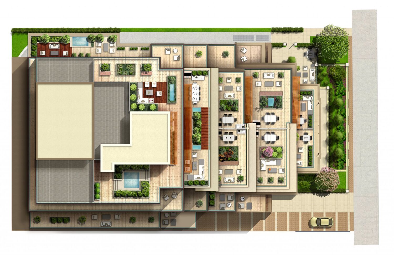 Site Plan Rendering