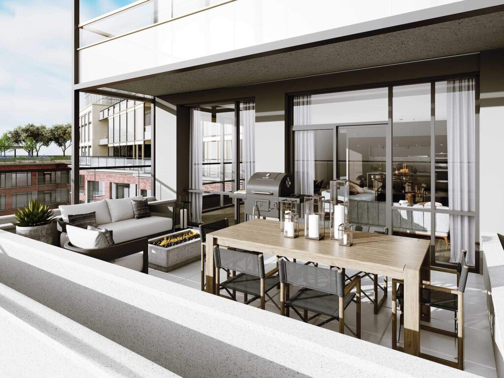 Interior Rendering -Penthouse Patio
