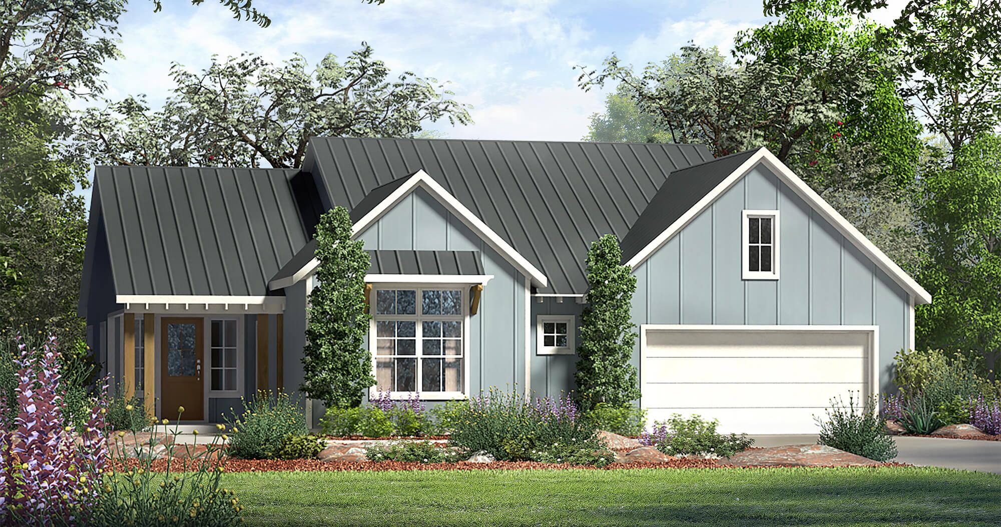 Exterior Rendering - Single Family House - Amburst Chancellor