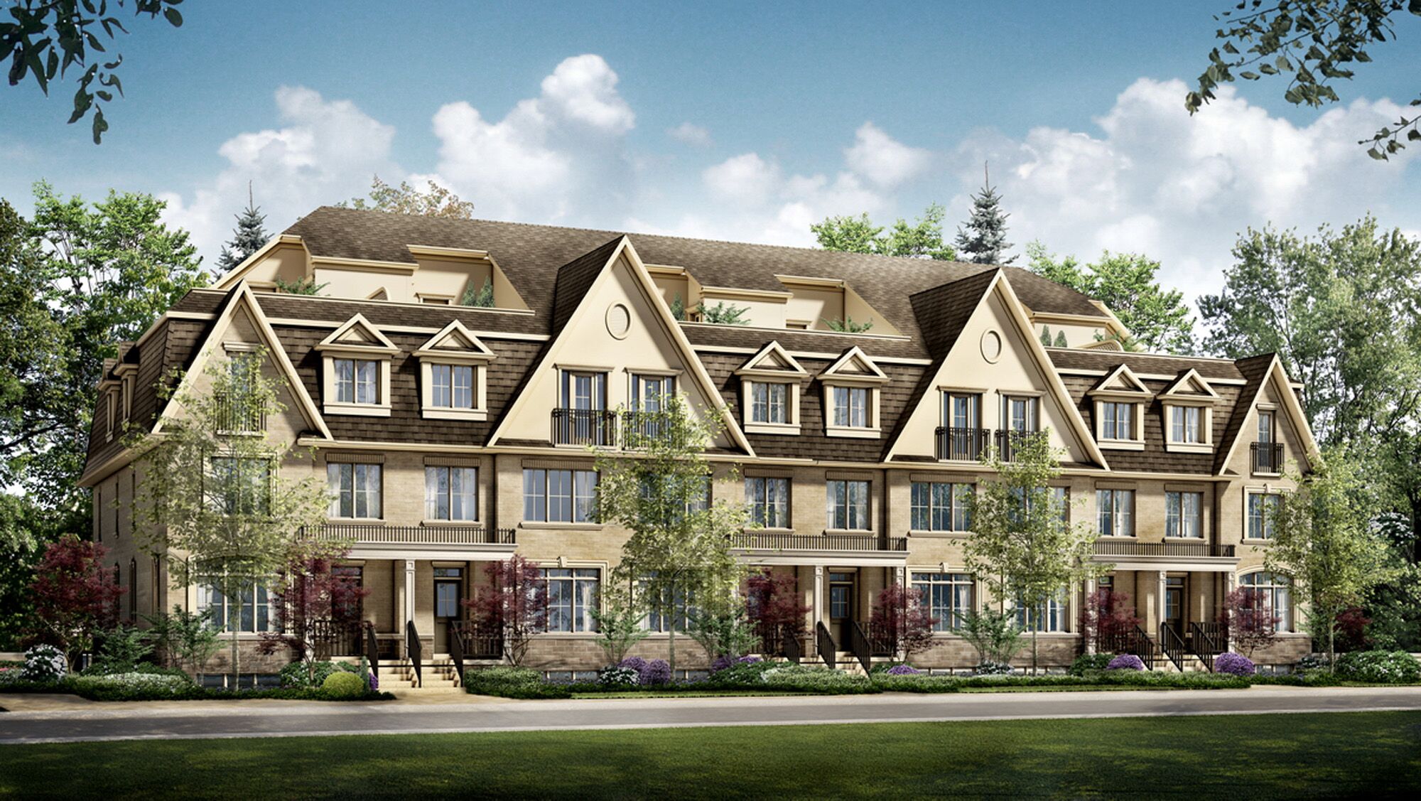 Exterior Rendering - Townhouse