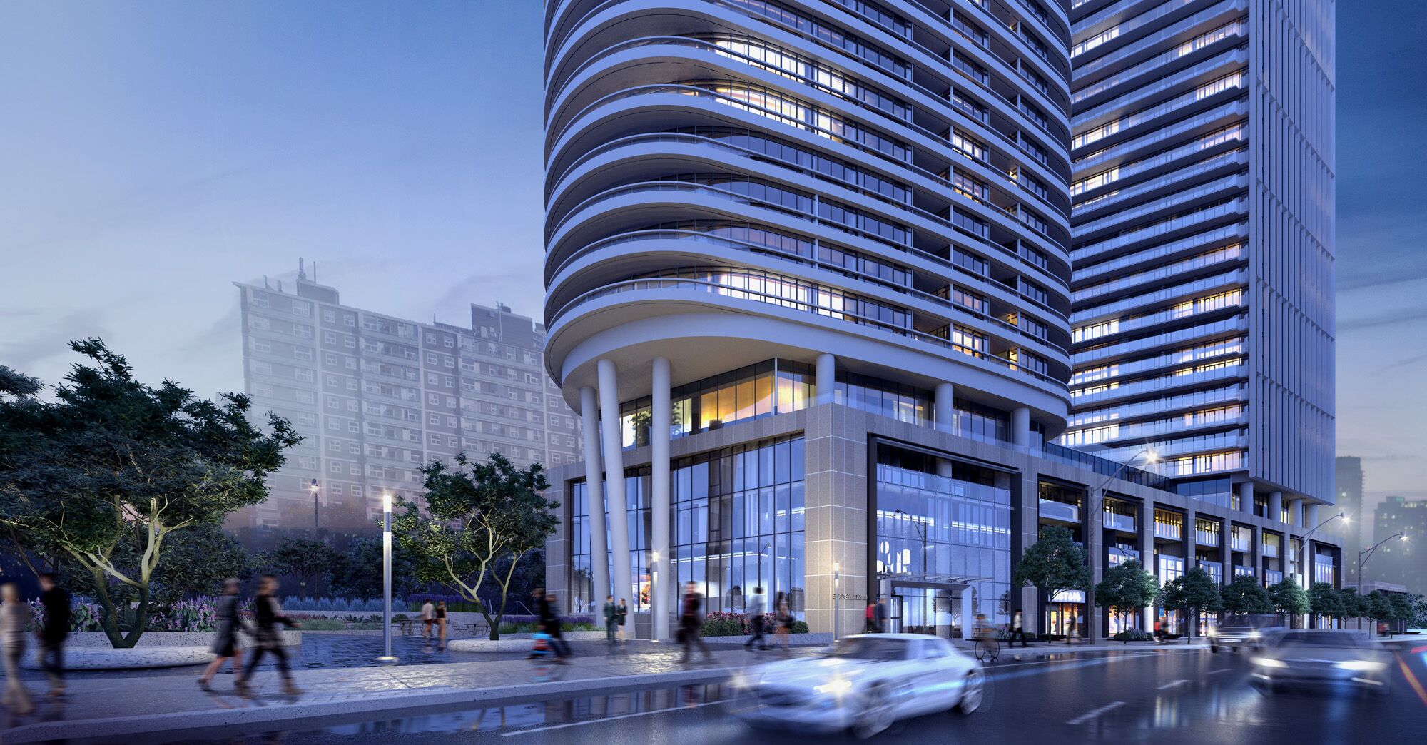 Exterior Rendering - Condo - Tridel Via Bloor