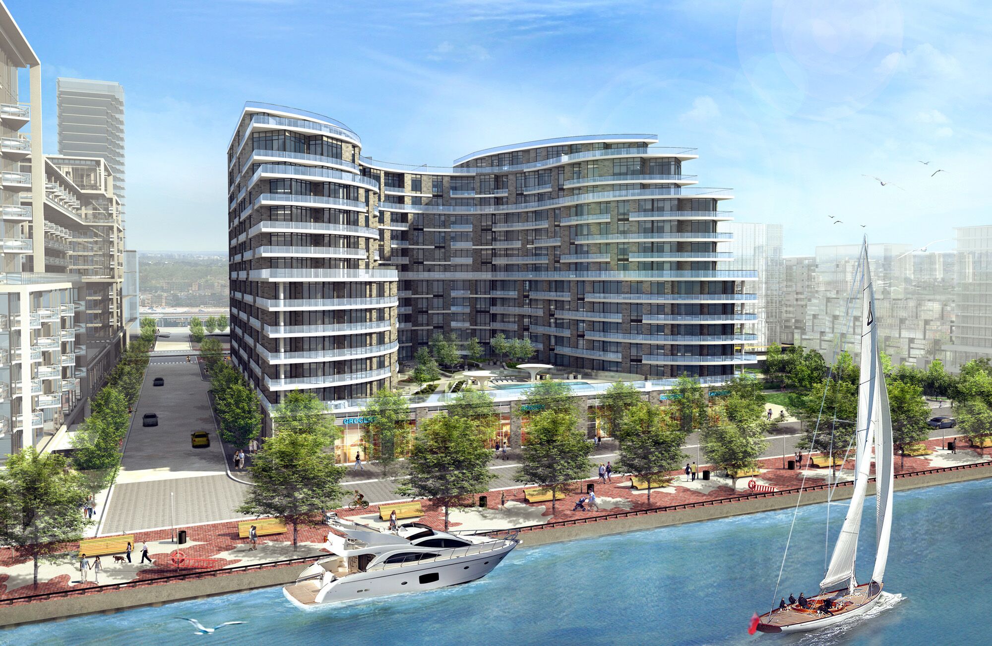 Exterior Rendering - Condo - Tridel Aquavista