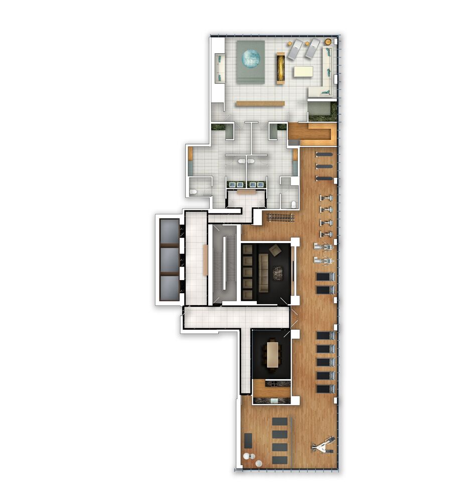 Floor Plan Rendering - Condo Development