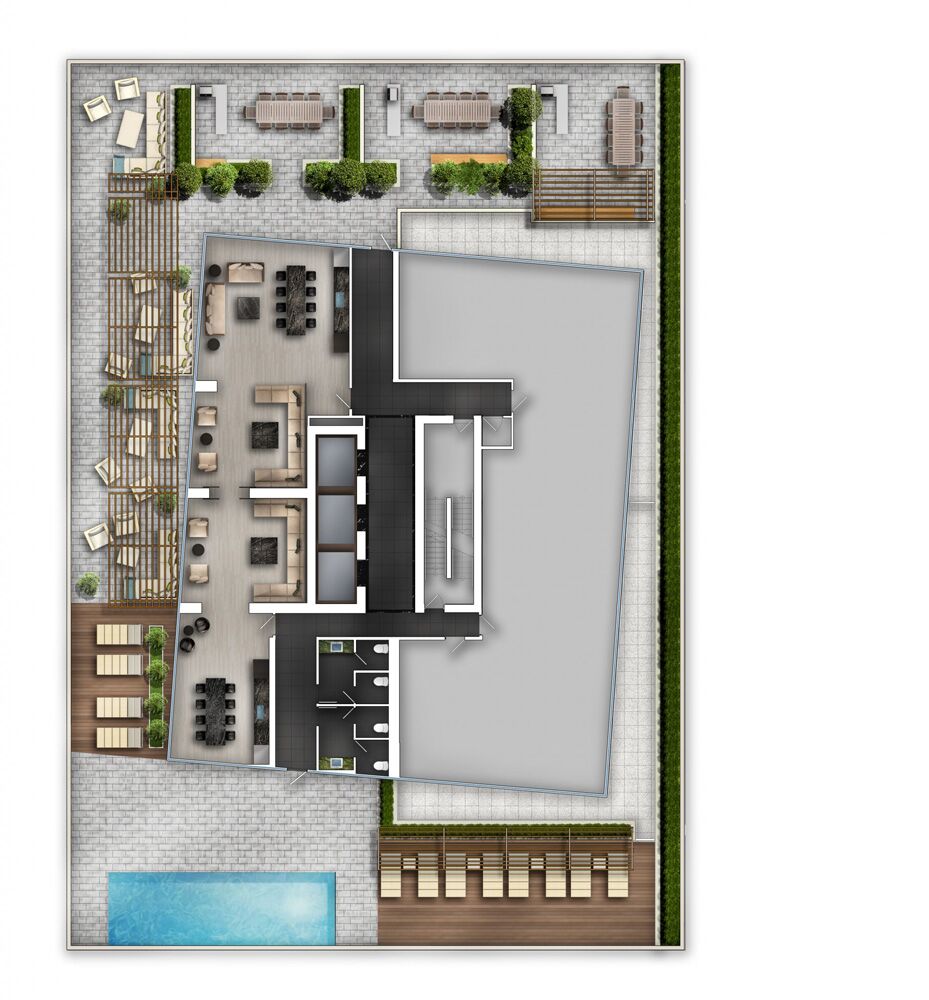 Floor Plan Rendering - Condo Development