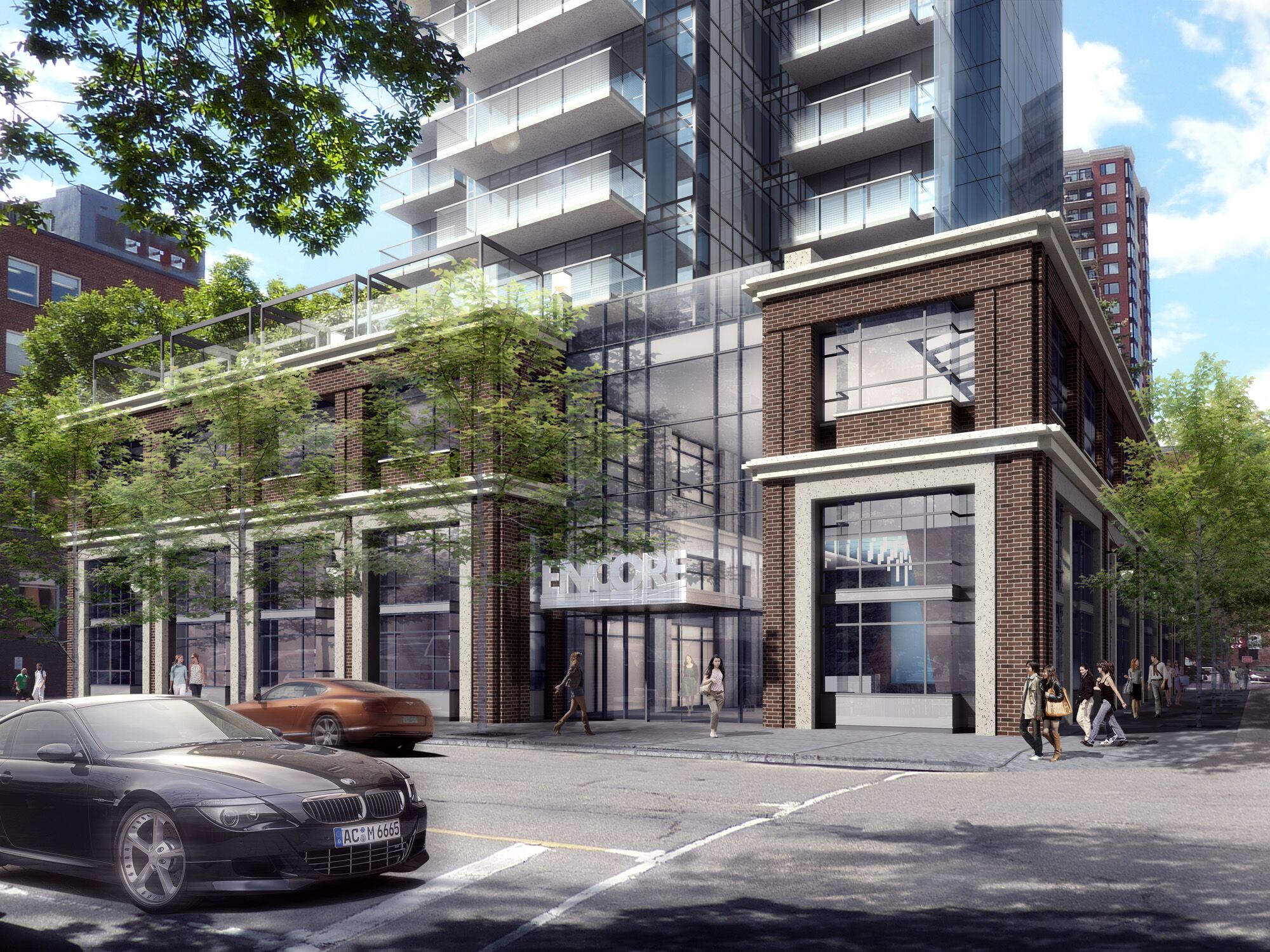 Exterior Rendering - Condo - Westlake Encore Toronto Building 3D Rendering