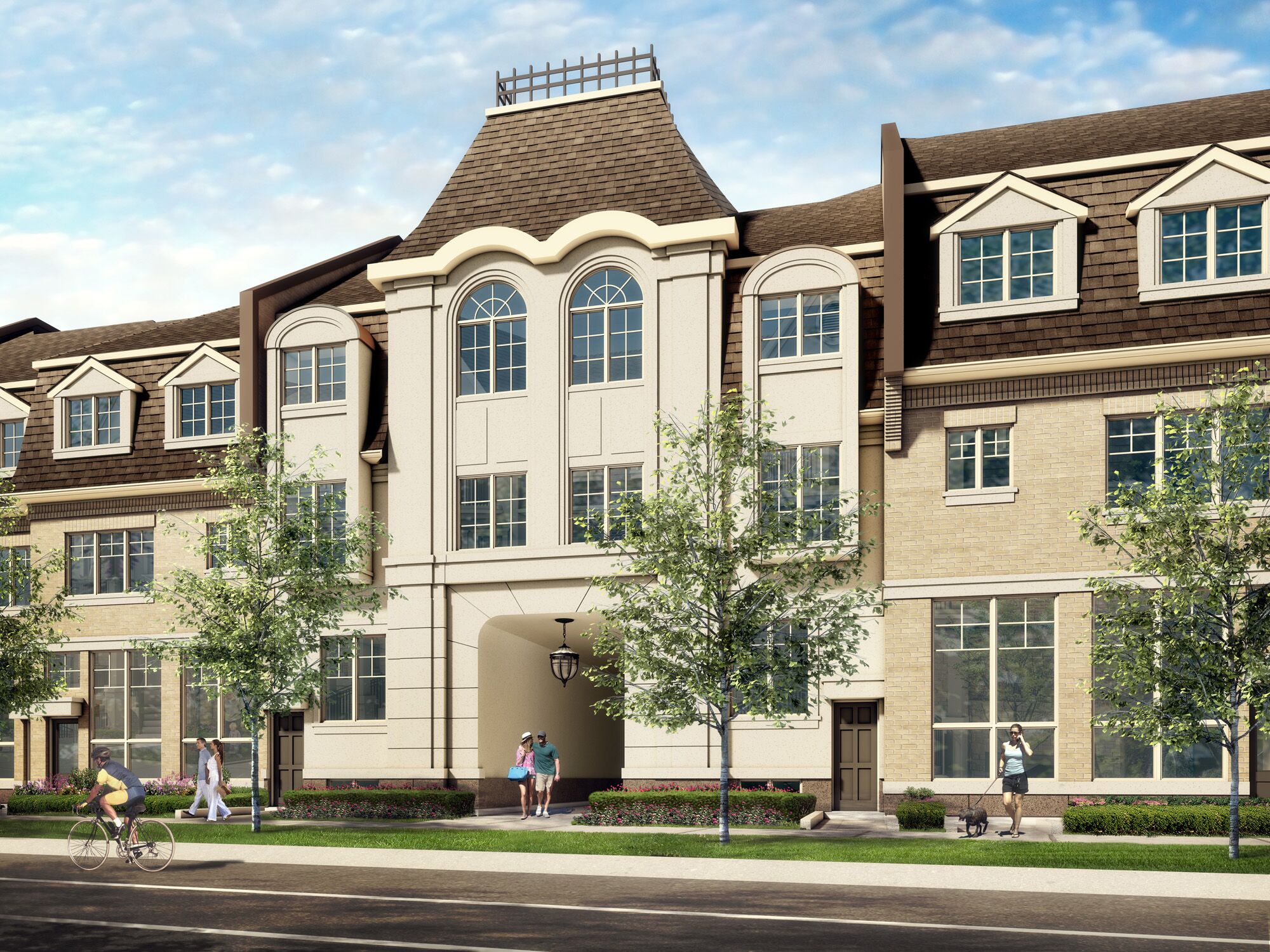 Exterior Rendering - Townhouse