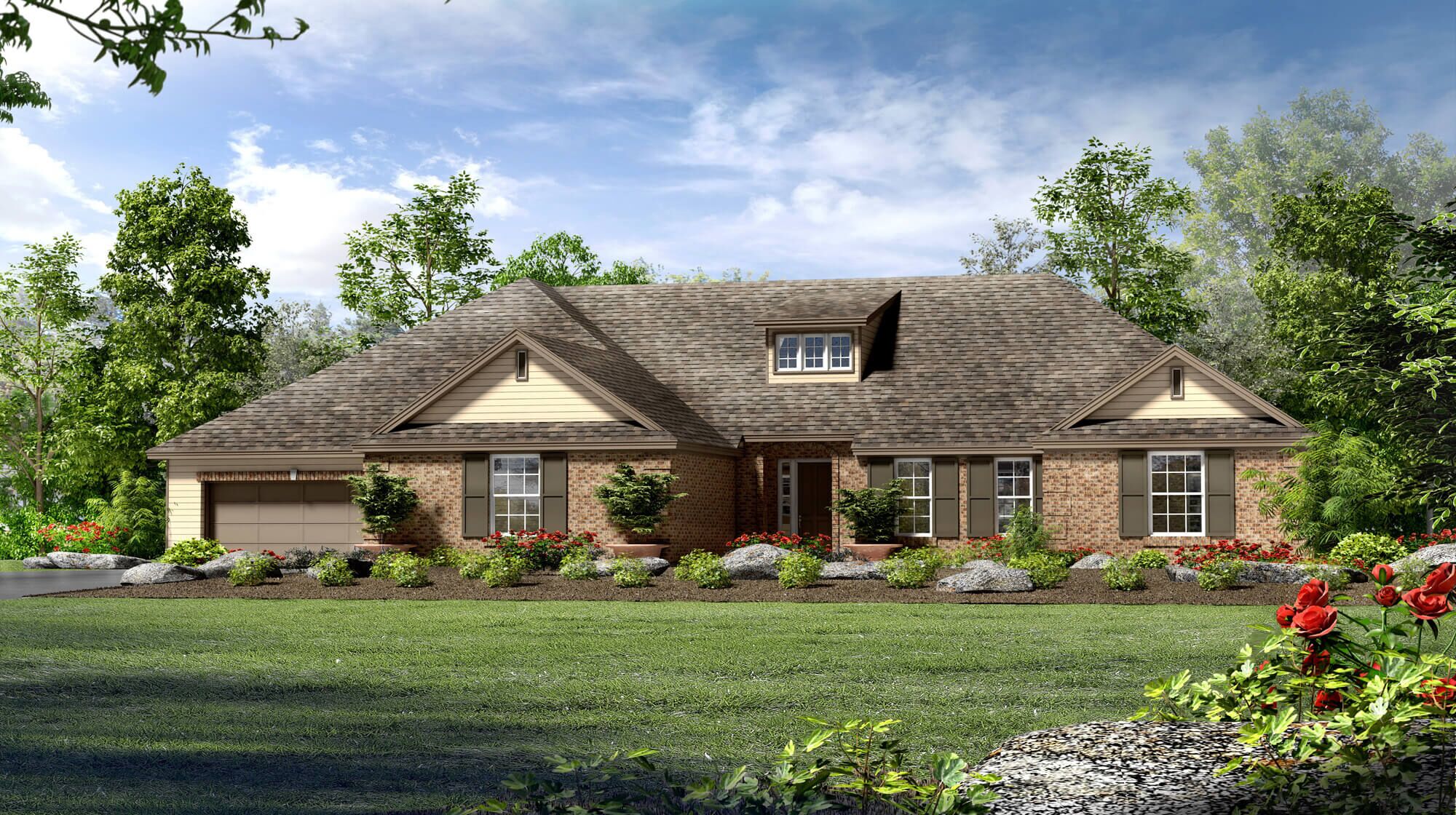 Exterior Rendering - Single Family House - Bard Chancellor