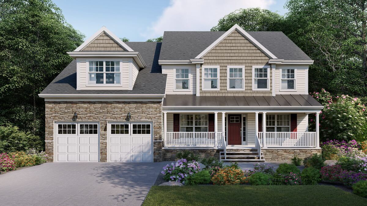 Exterior Rendering - Single Family House