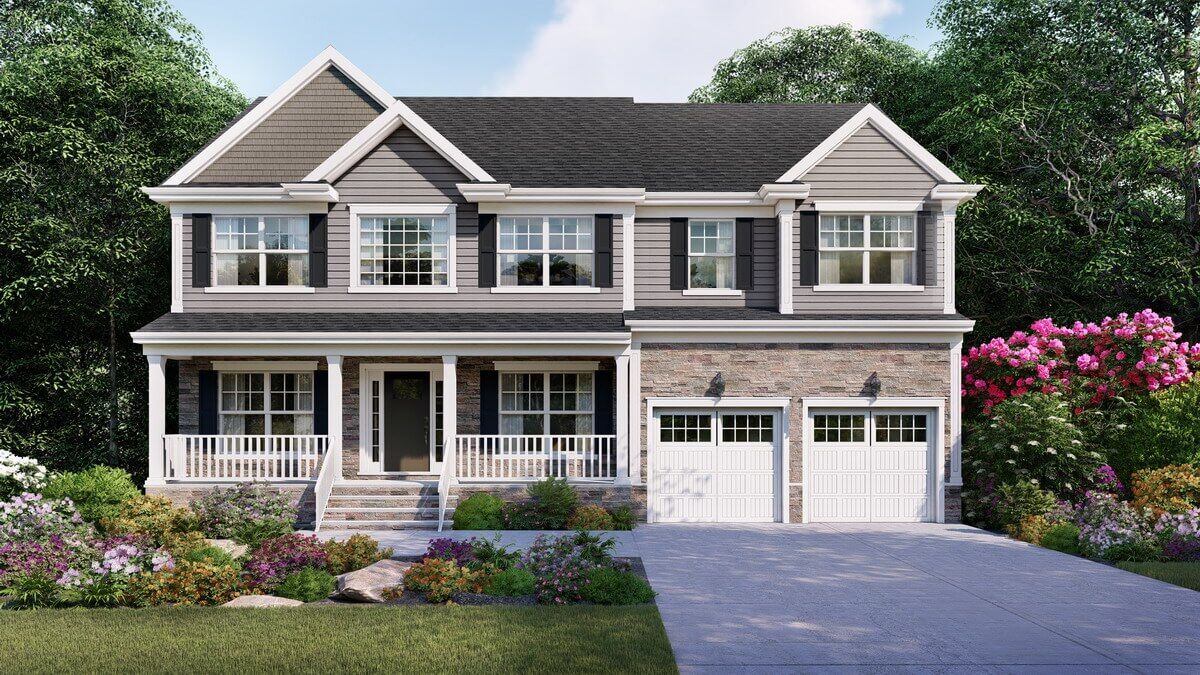 Exterior Rendering - Single Family House