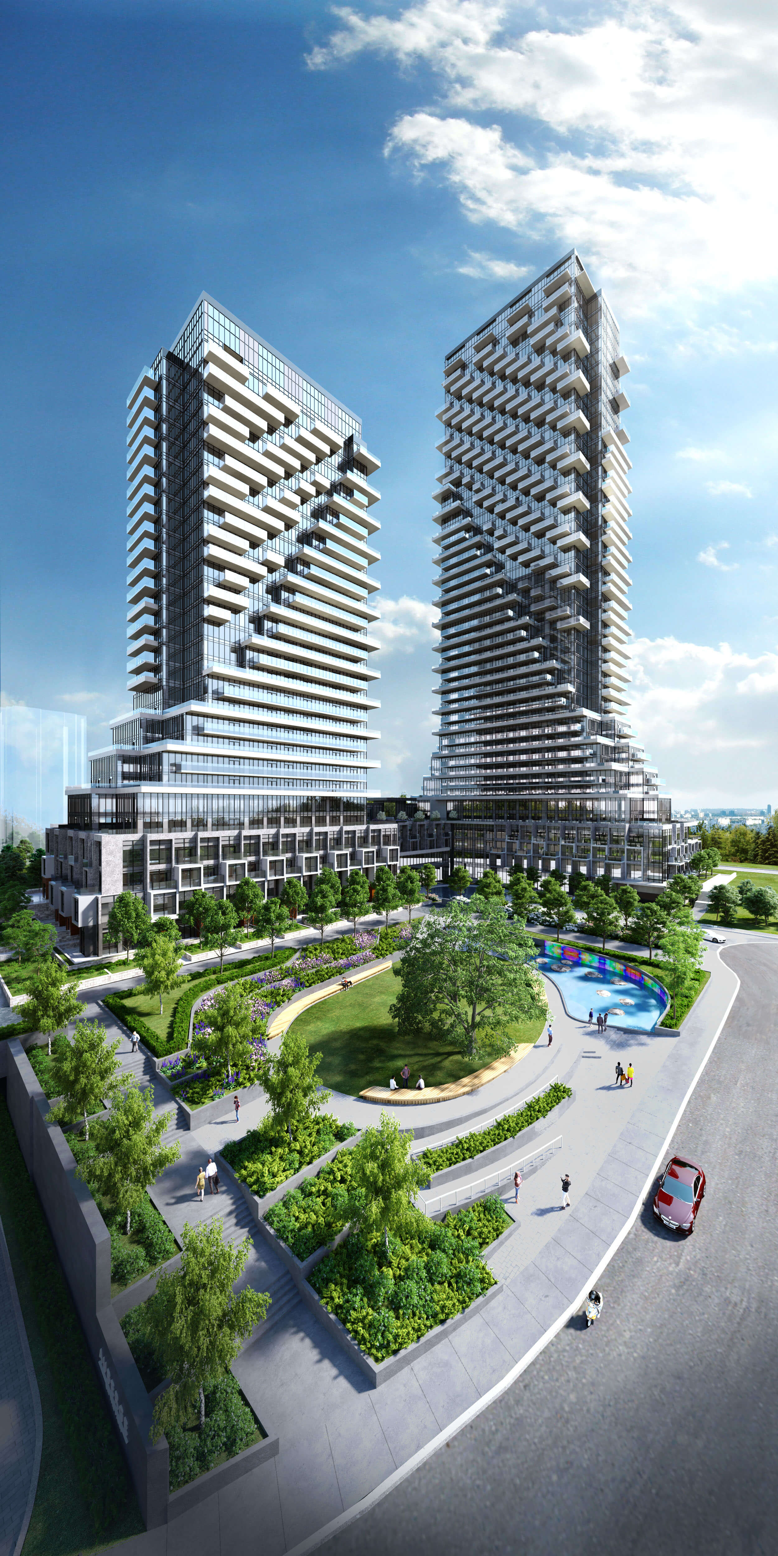 Exterior Rendering - Condo Tridel Auberge