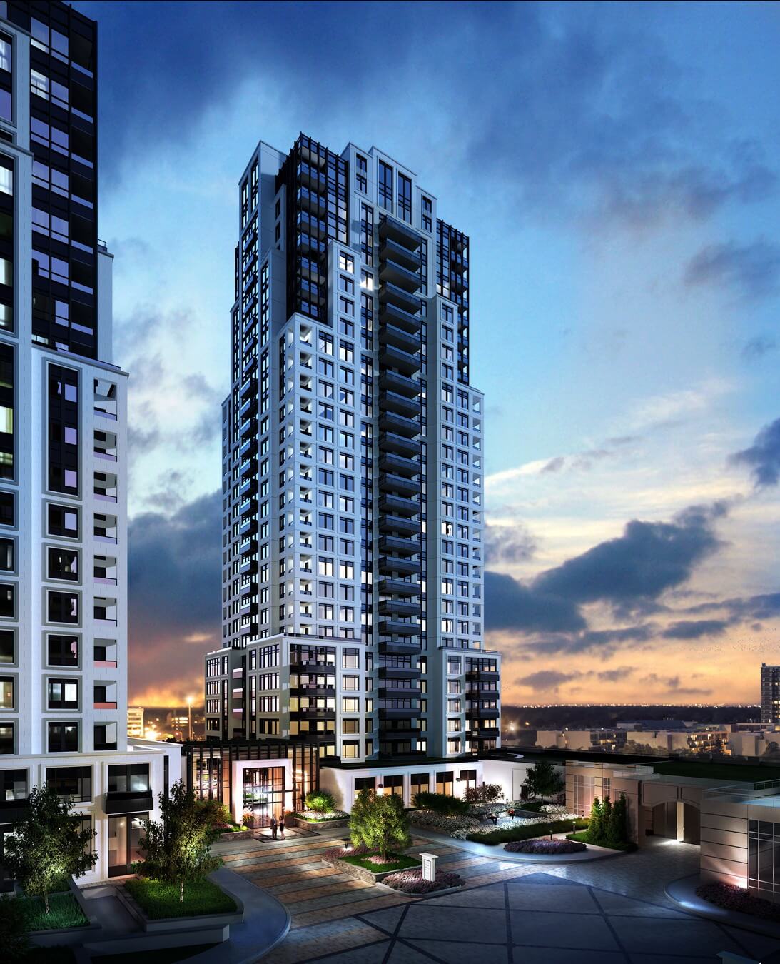 Exterior Rendering - Condo - Tridel Evermore