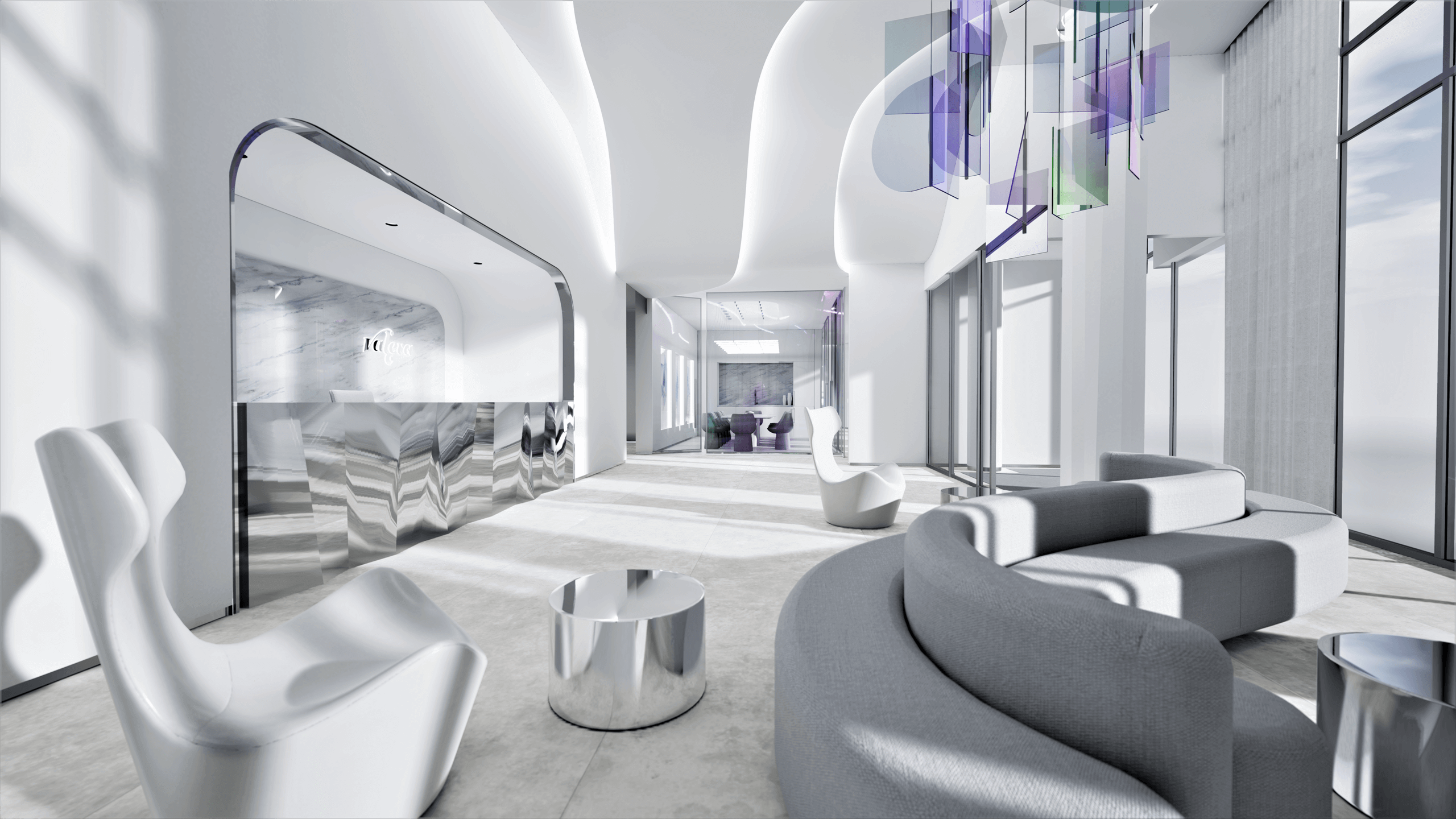 Interior Amenity Rendering - Lobby