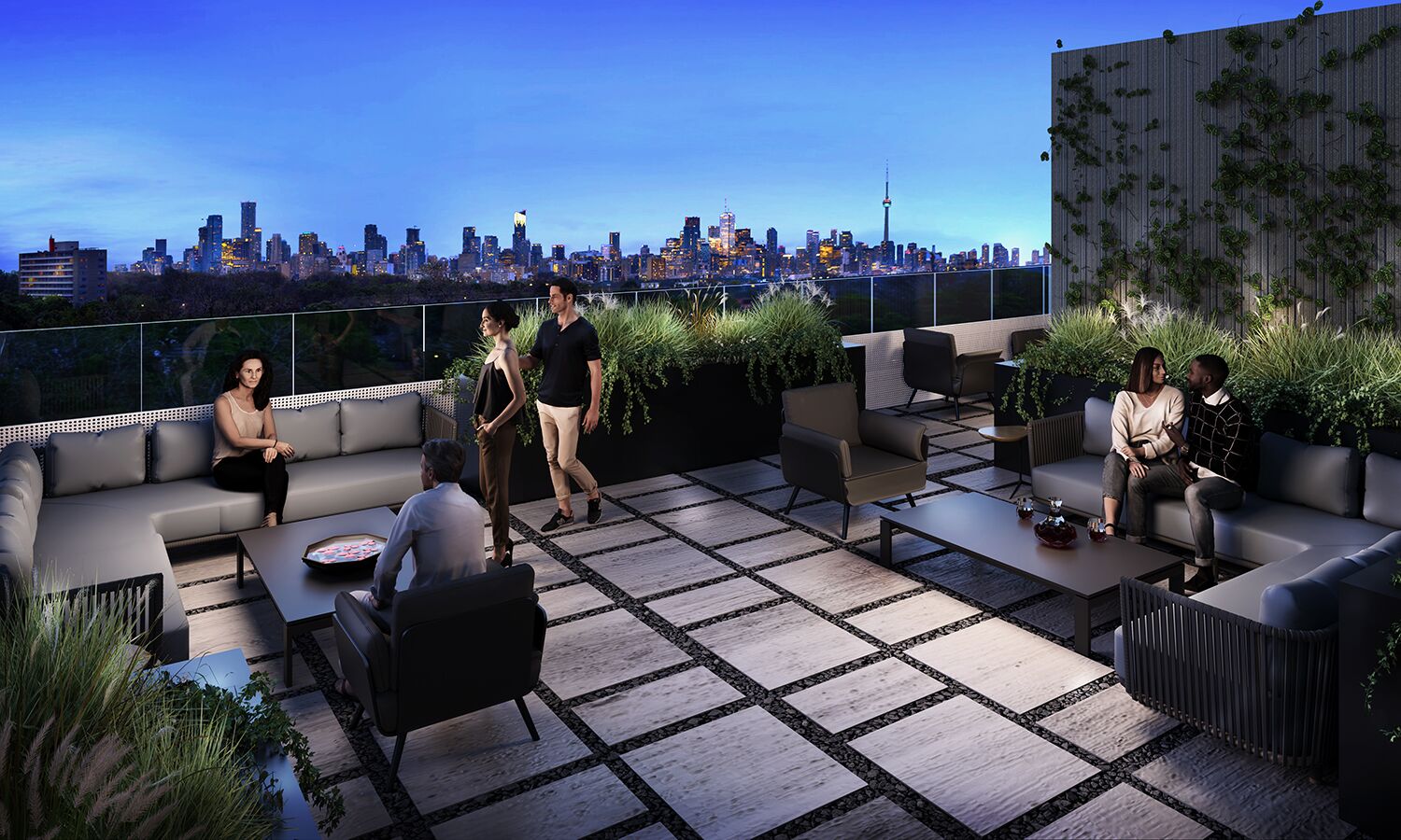 Exterior Amenity Rendering - Roof Top