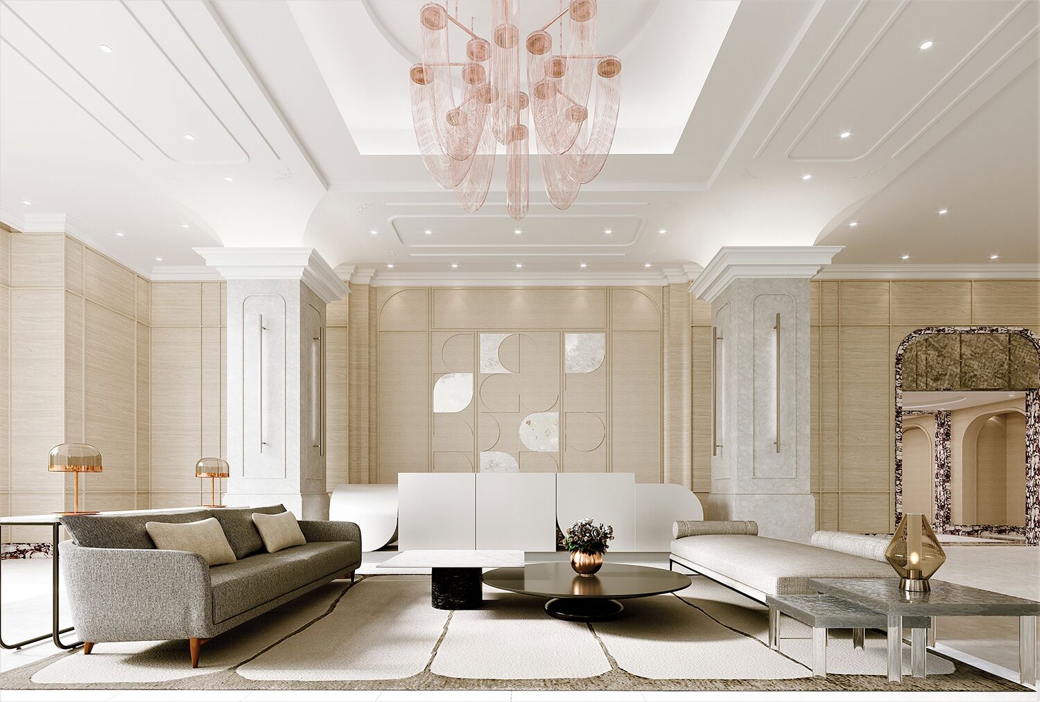 Interior Amenity Rendering - Lobby