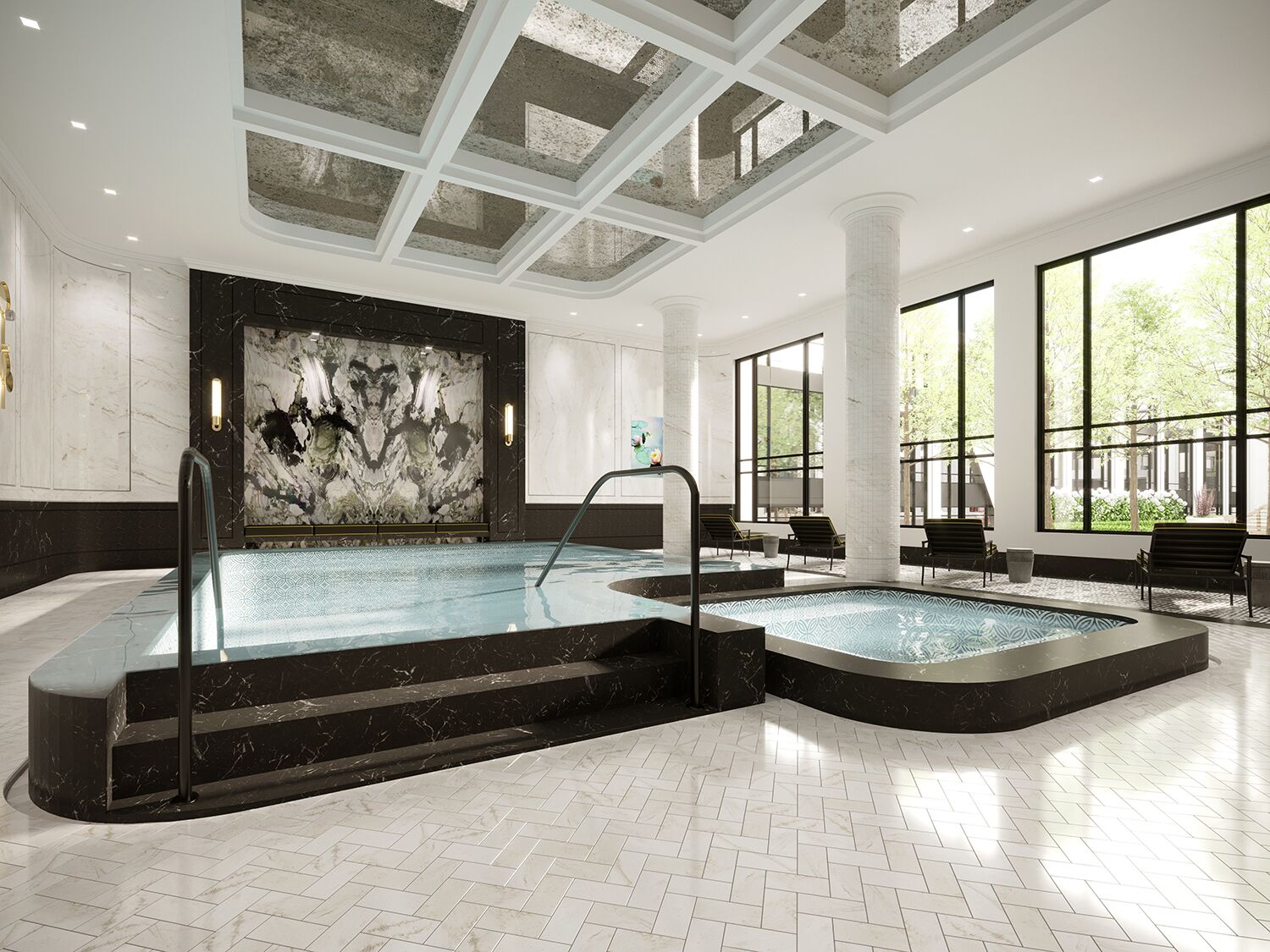 Interior Amenity Rendering - Swimming Pool