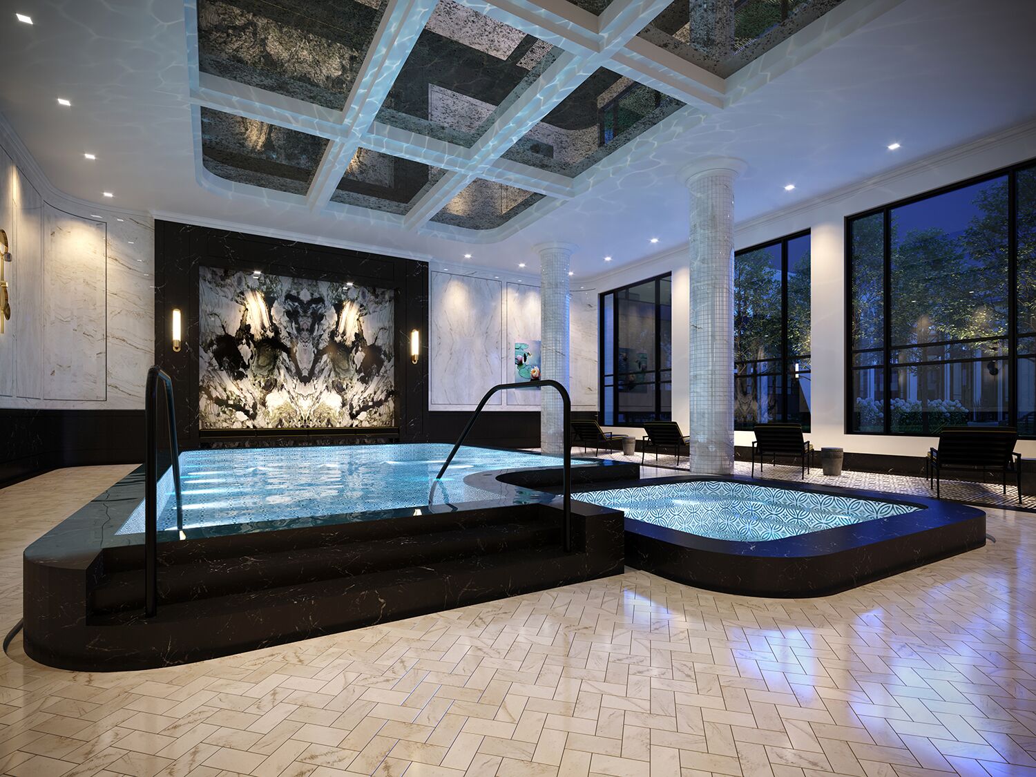 Interior Amenity Rendering - Swimming Pool