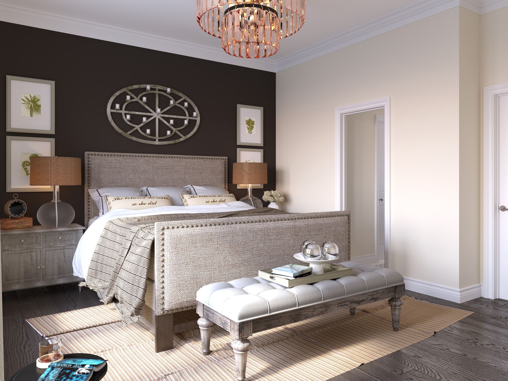 Interior Rendering - Master Bedroom by Estridge Harmony