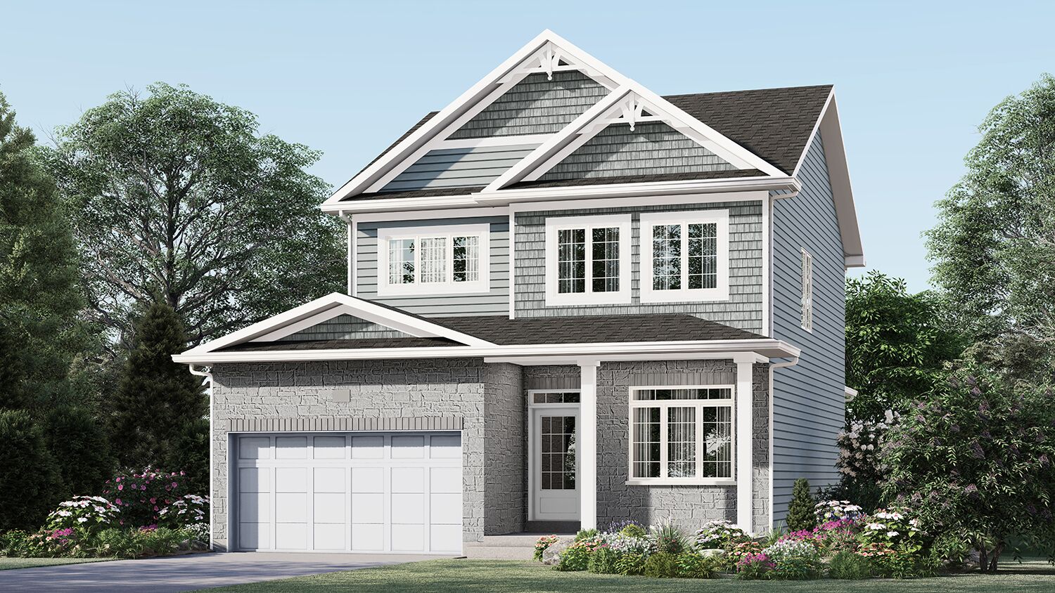 Exterior Rendering - Single Family House - Weatherby